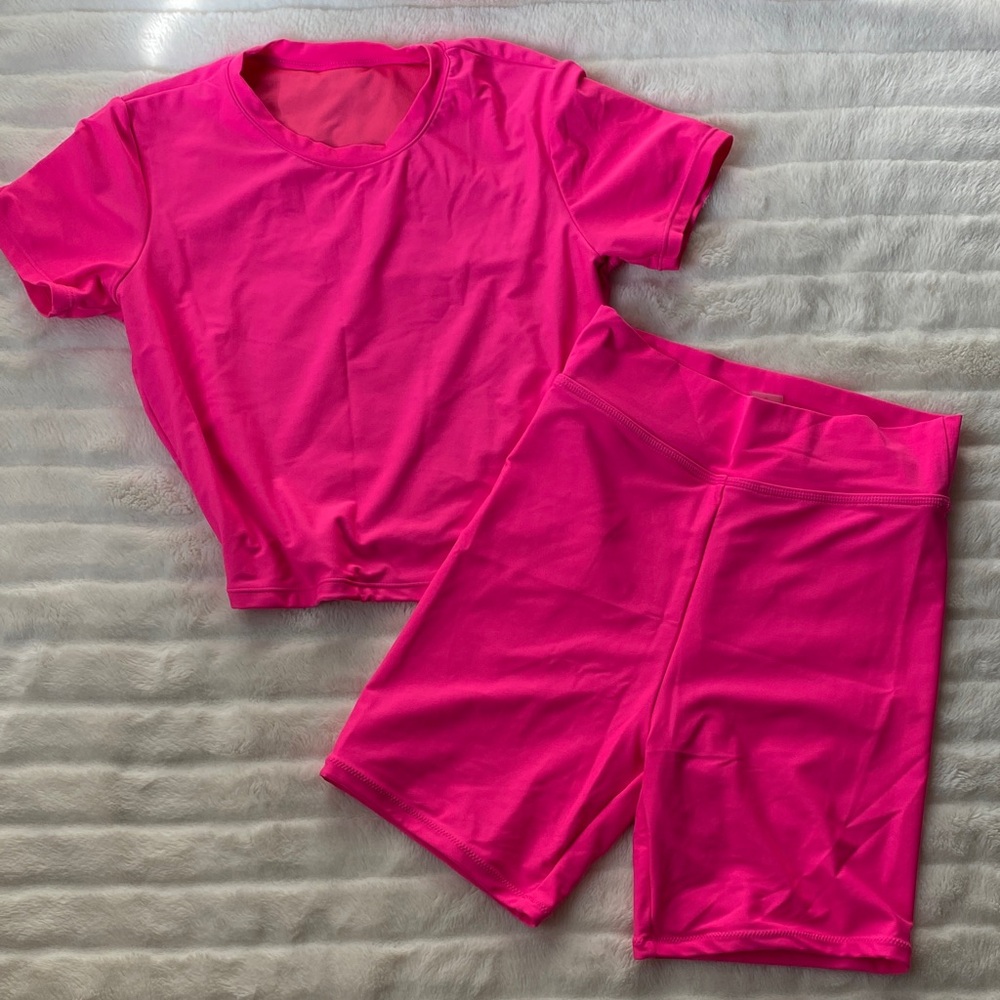 Good American Pink Pantsuit Set - Picture 3 of 7